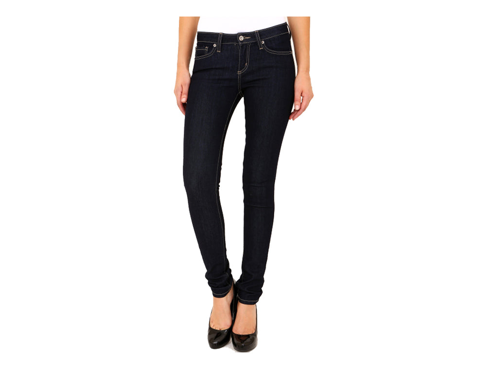 Women's Slim Fit Stylish One-Button Low Rise Soft Denim Skinny Jean Pants