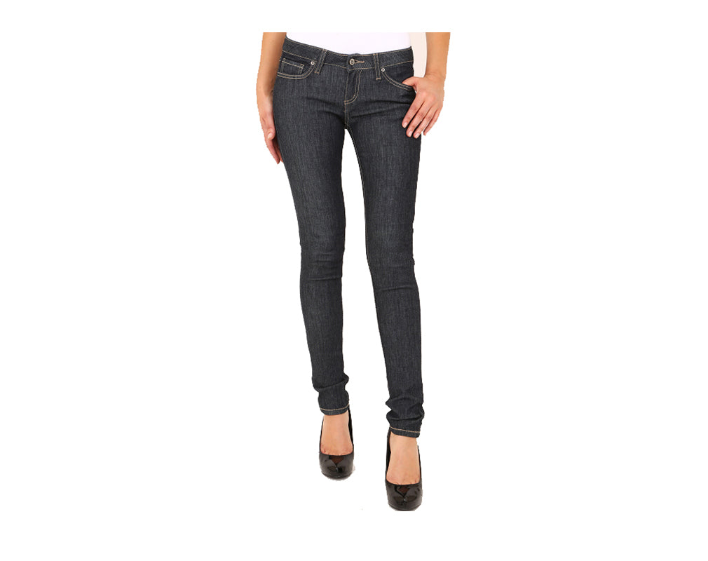 Women's Slim Fit Stylish One-Button Low Rise Soft Denim Skinny Jean Pants