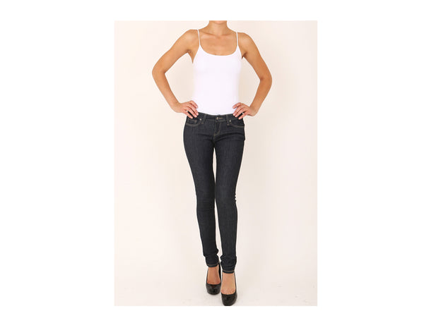 Women's Slim Fit Stylish One-Button Low Rise Soft Denim Skinny Jean Pants