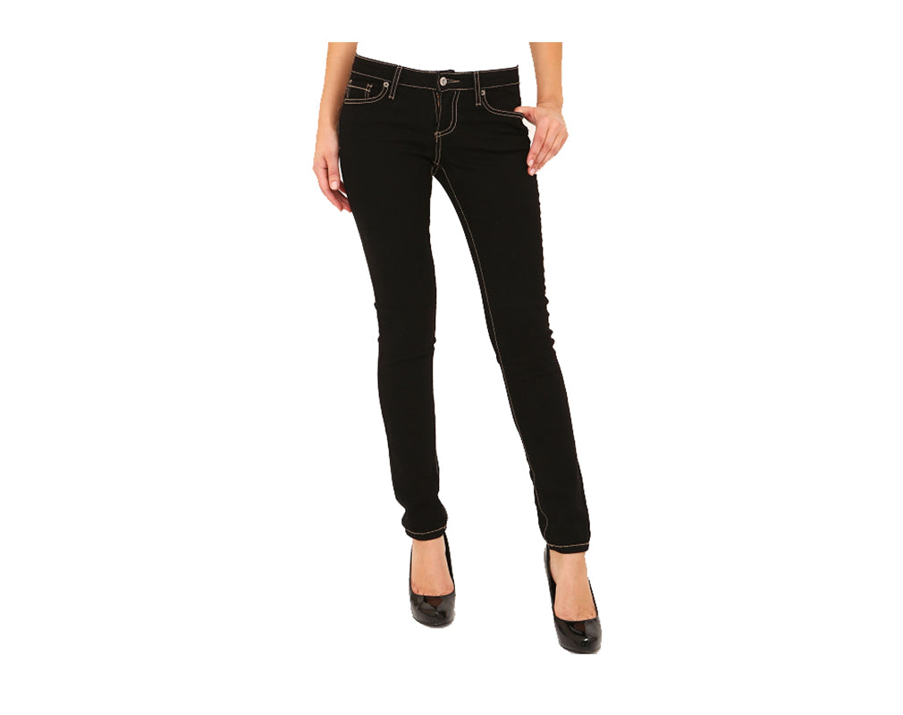 Women's Slim Fit Stylish One-Button Low Rise Soft Denim Skinny Jean Pants